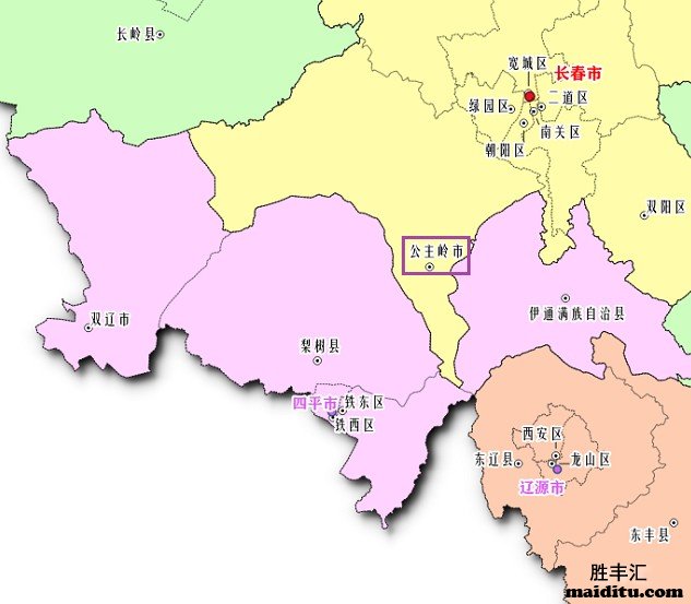 2021年最新版吉林省矢量电子地图