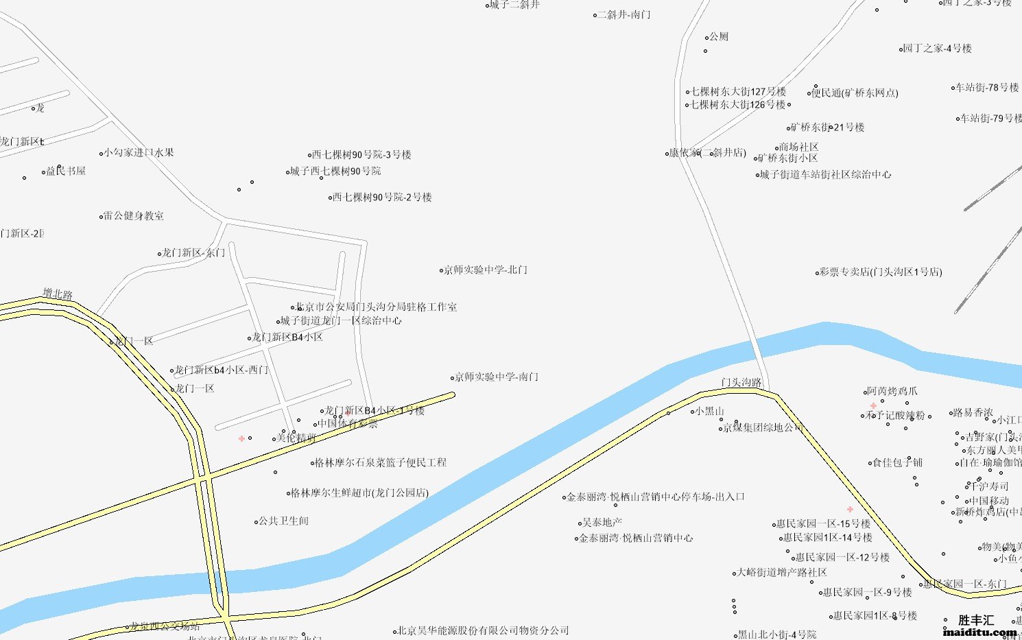 北京市门头沟区supermap格式电子地图销售