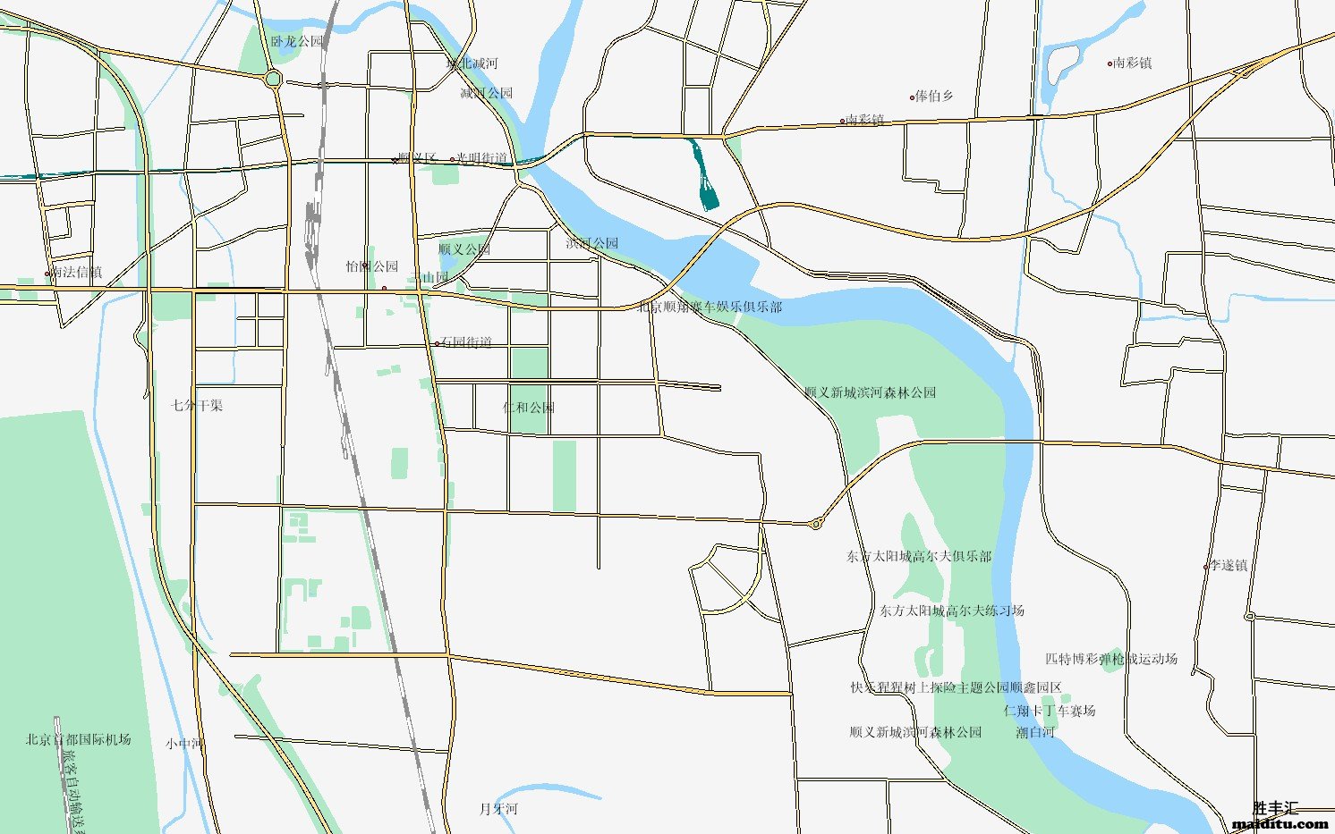 北京市顺义区mapinfo格式电子地图销售