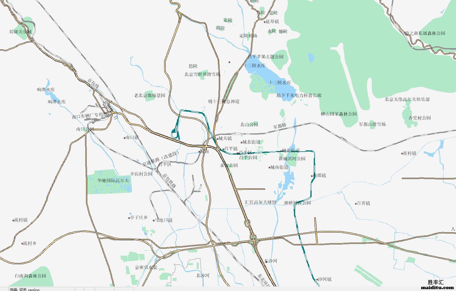 北京市昌平区mapinfo格式电子地图销售