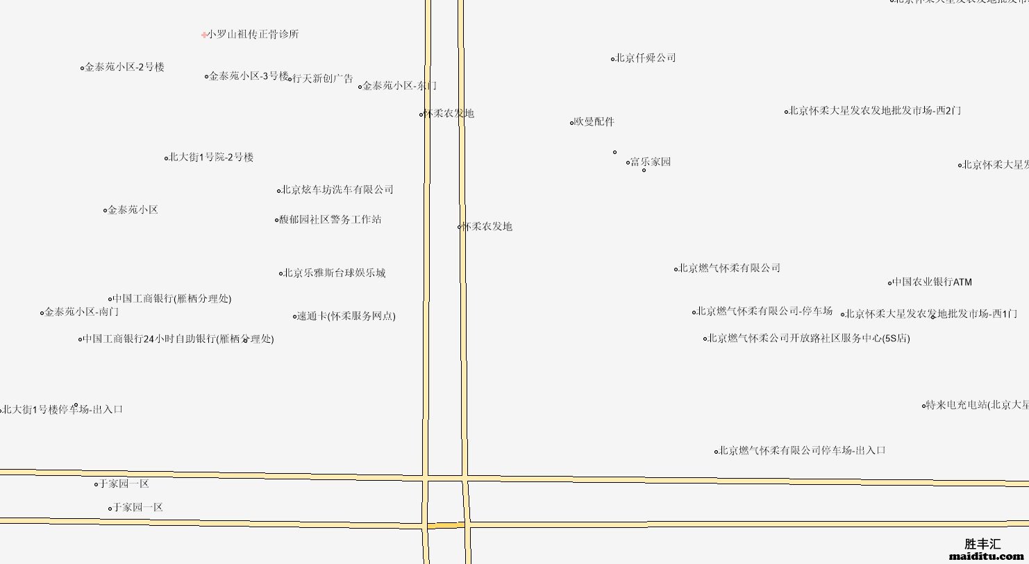 北京市怀柔区autocad格式电子地图销售