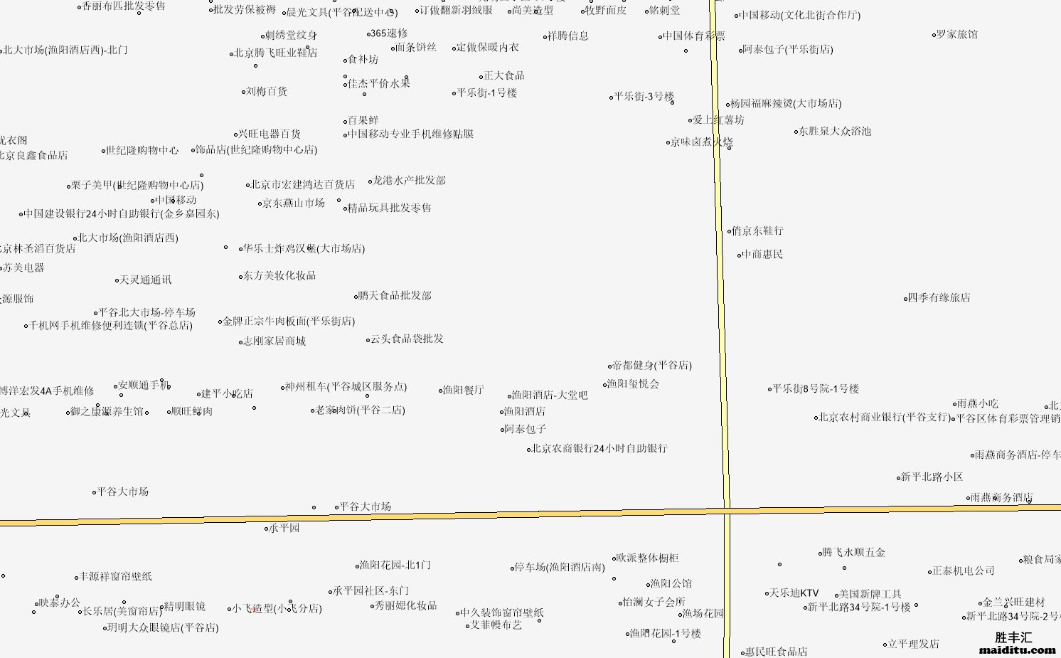 北京市平谷区supermap格式电子地图销售