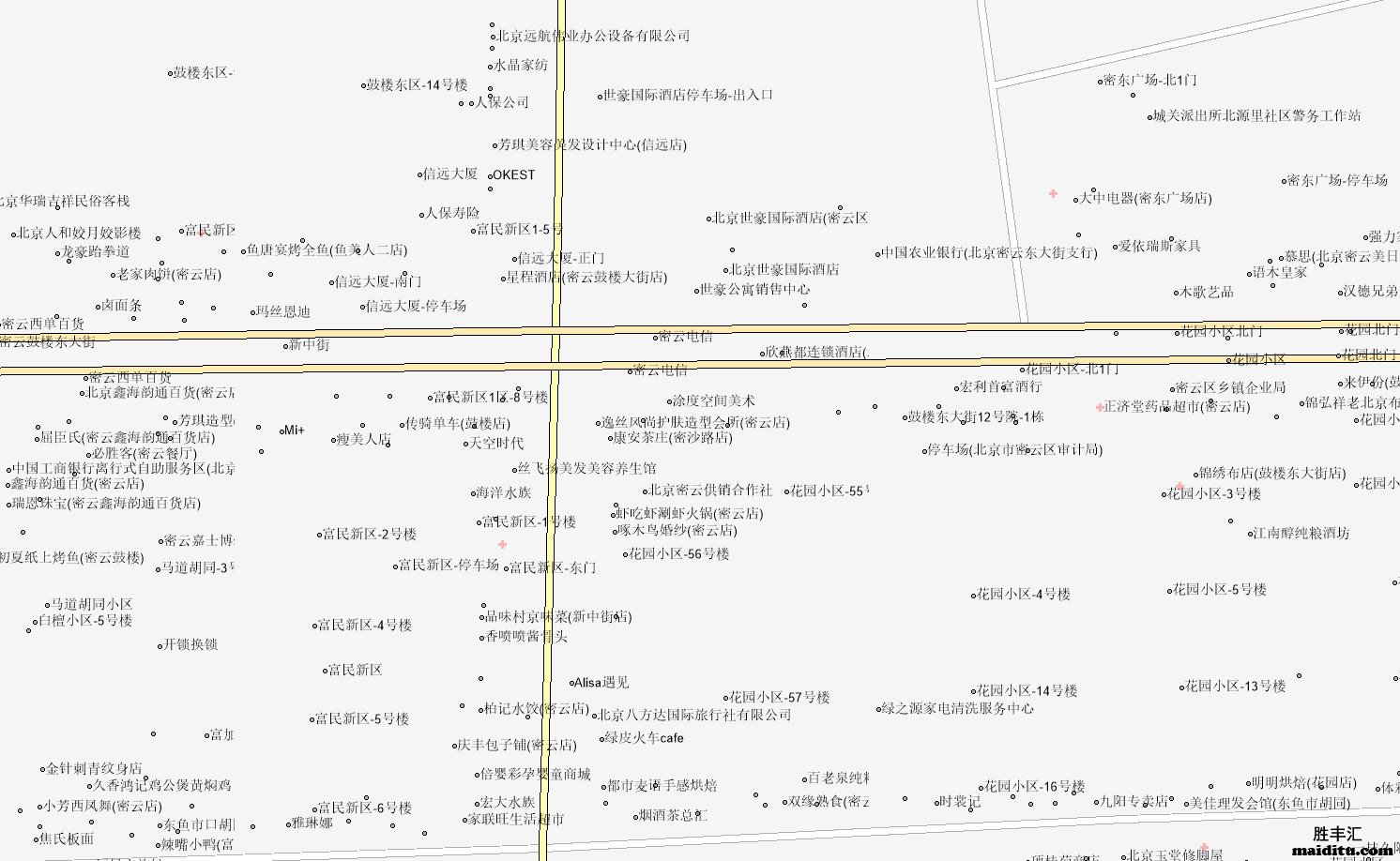 北京市密云区电子地图销售