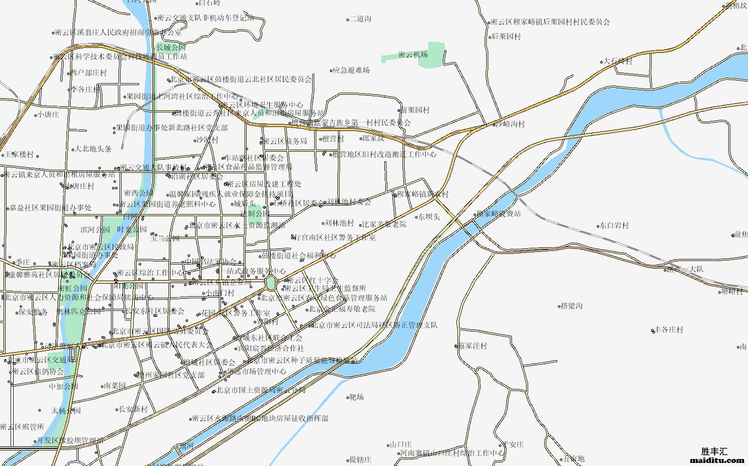 北京市密云区mapinfo格式电子地图销售