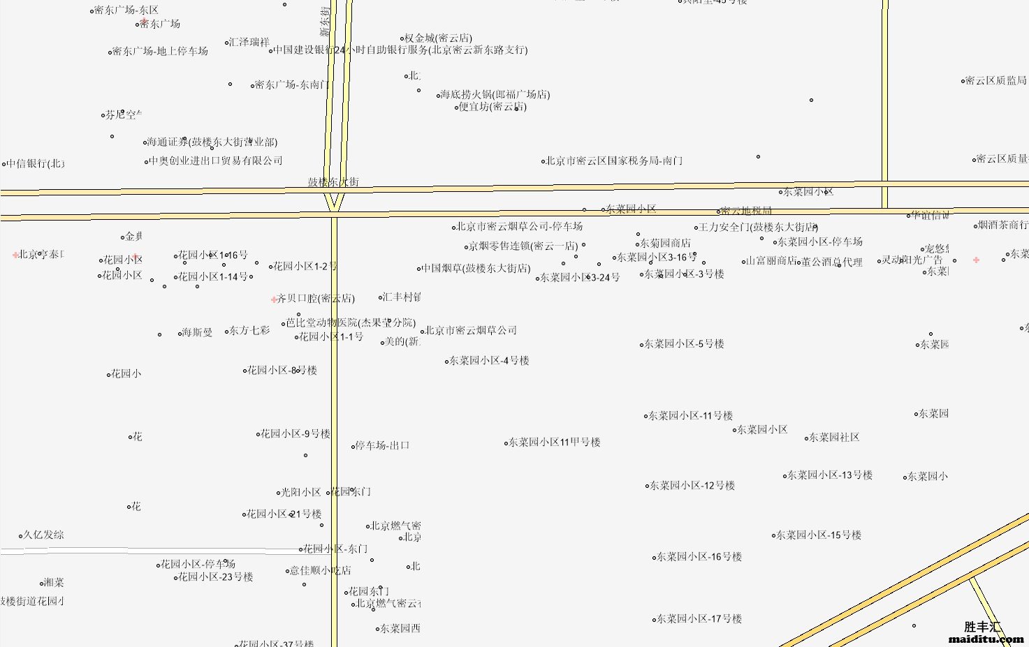 北京市密云区autocad格式电子地图销售