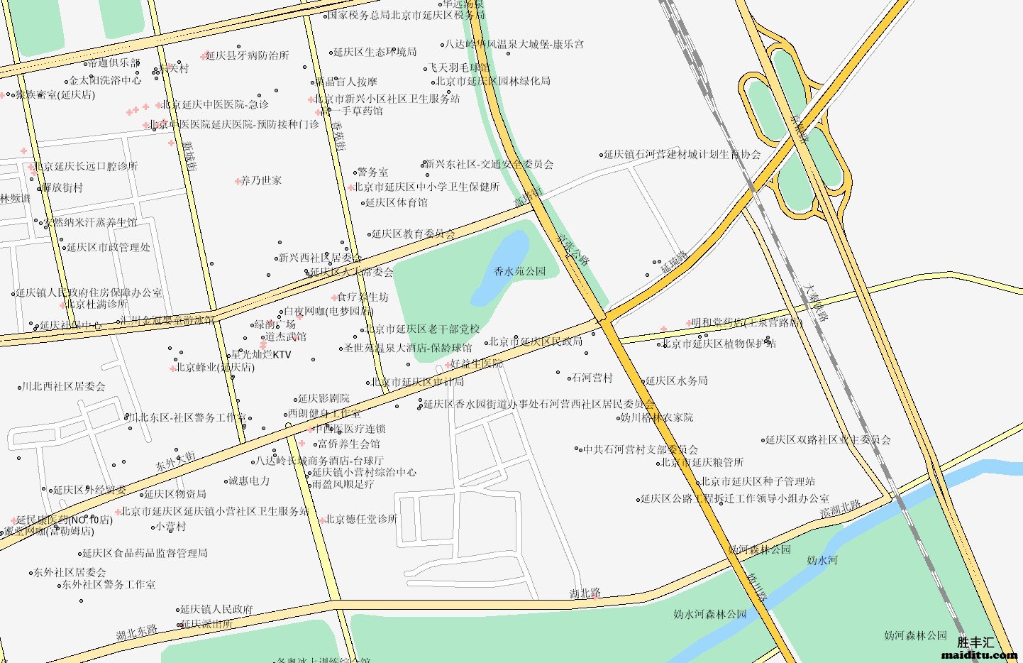 北京市延庆区supermap格式电子地图销售
