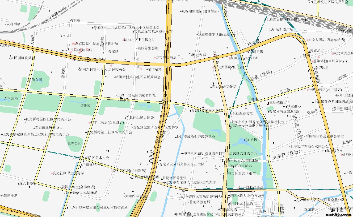 上海市普陀区电子地图销售