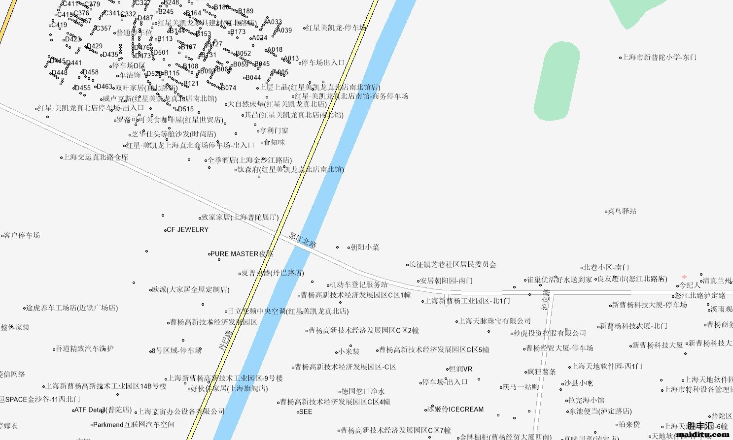 上海市普陀区mapinfo格式电子地图销售