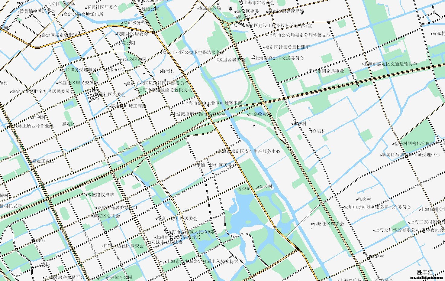 上海市嘉定区mapinfo格式电子地图销售