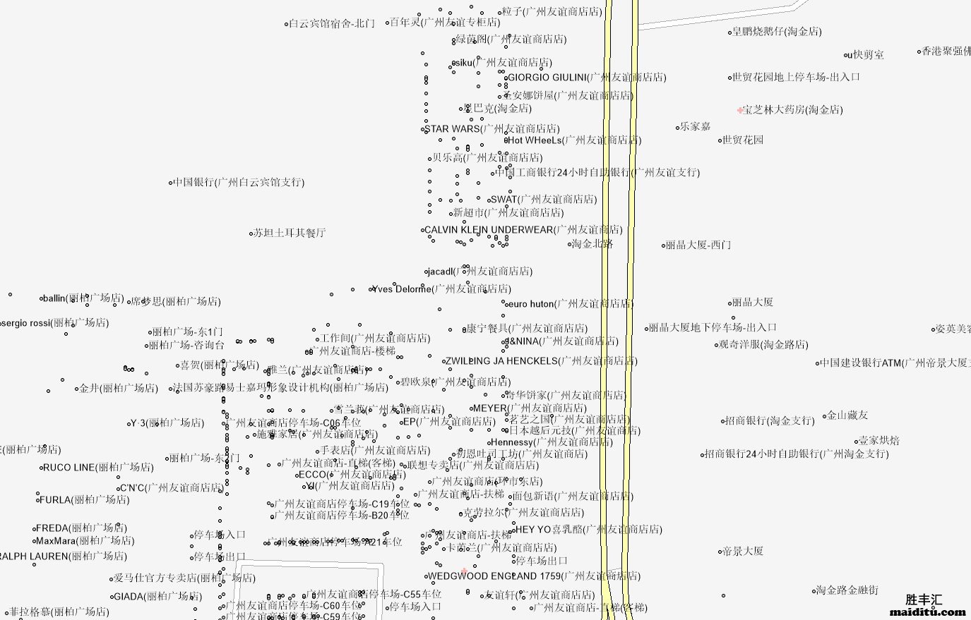 广州市电子地图销售