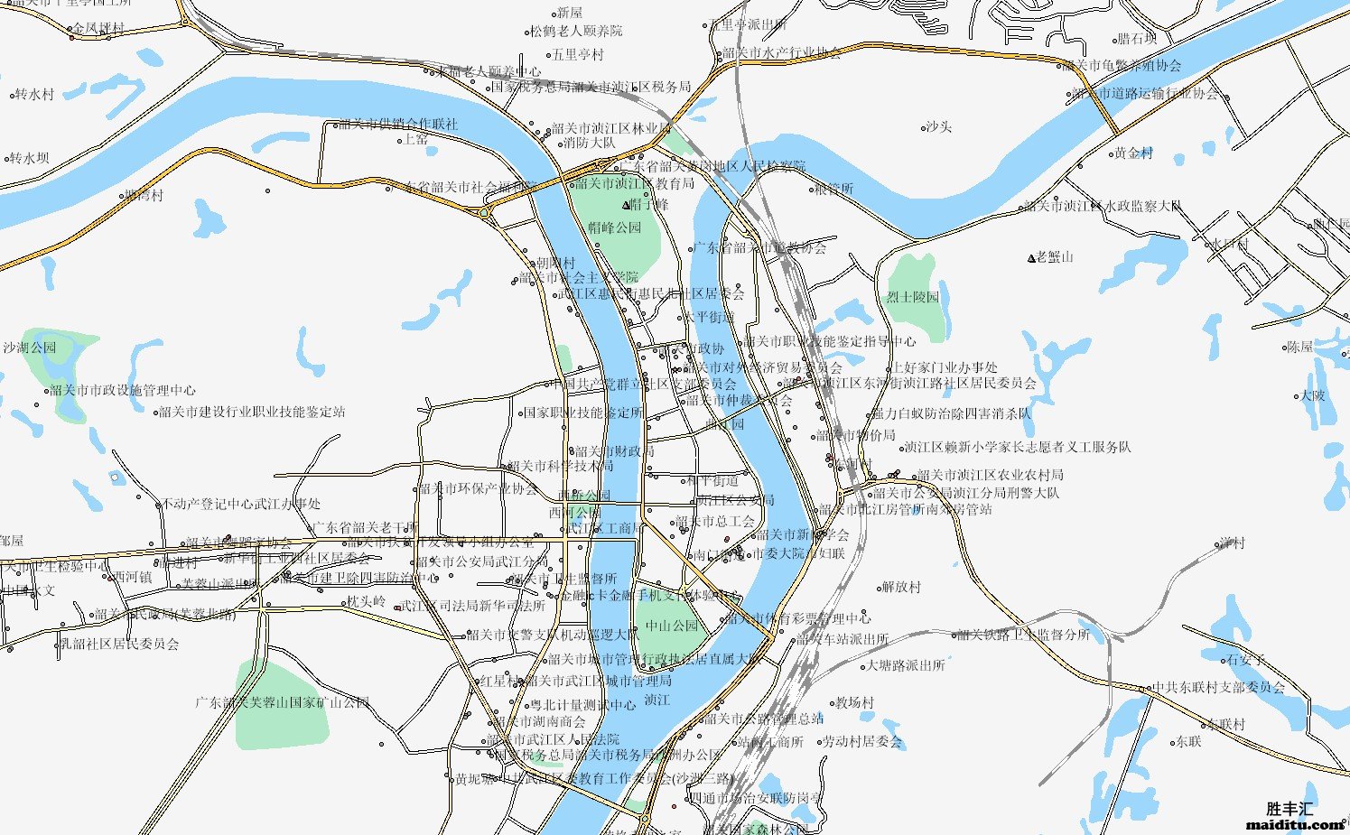 广东省韶关市mapinfo格式电子地图销售