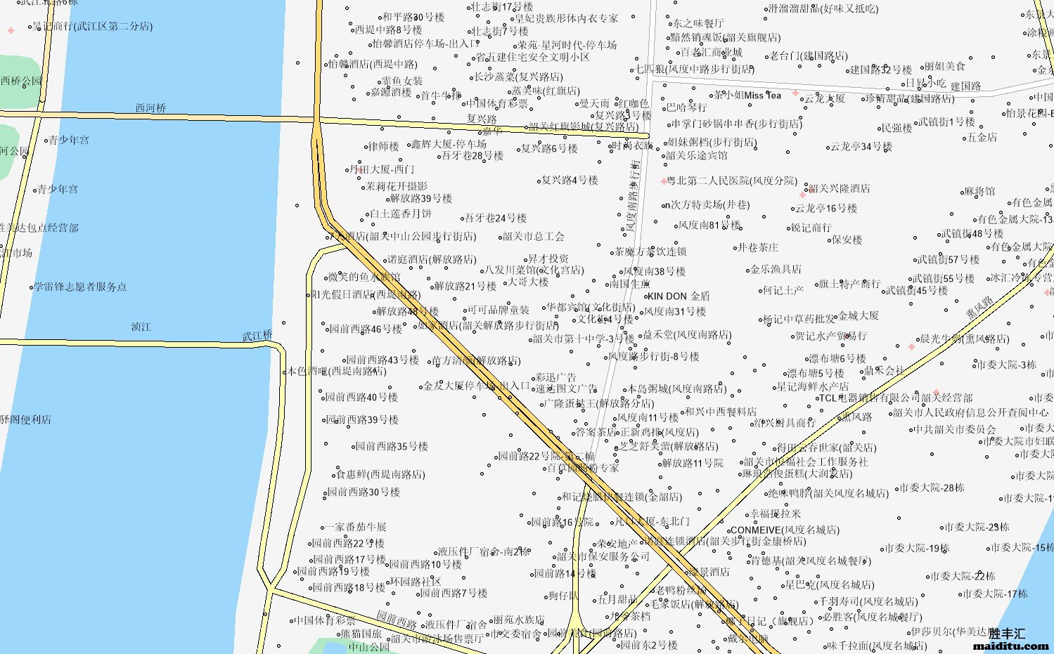 广东省韶关市arcgis格式电子地图销售