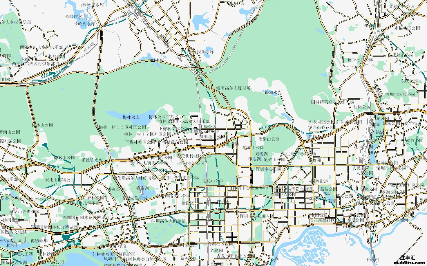 广东省深圳市mapinfo格式电子地图销售