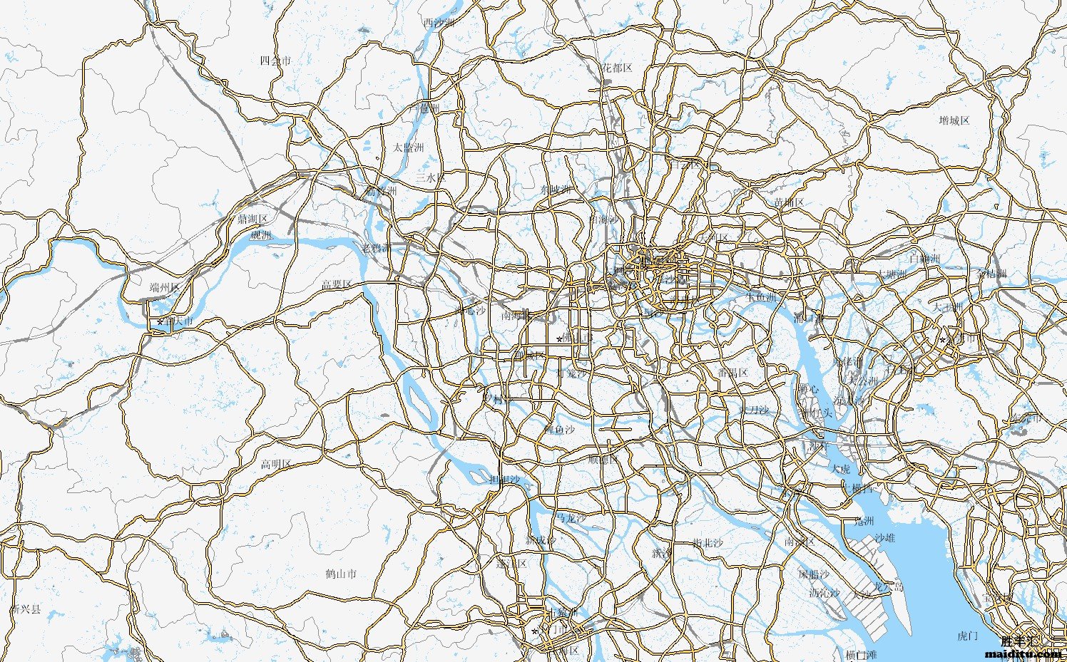 广东省佛山市mapinfo格式电子地图销售