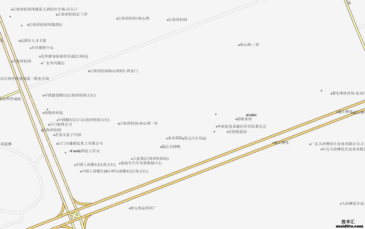 广东省江门市arcgis格式电子地图销售
