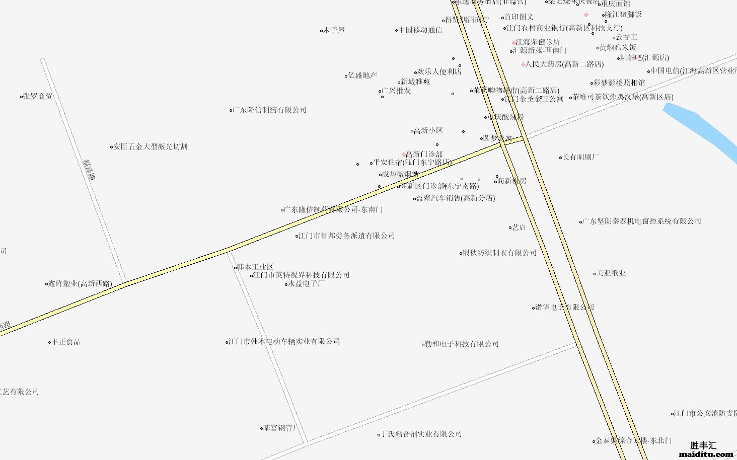广东省江门市supermap格式电子地图销售
