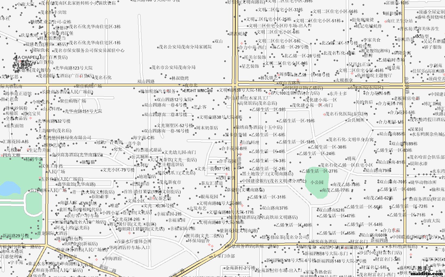 广东省茂名市supermap格式电子地图销售