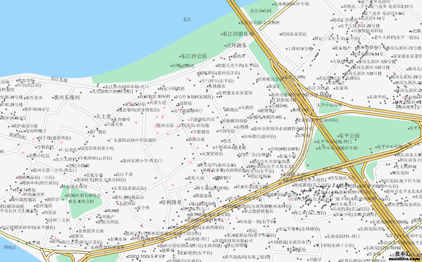 广东省惠州市autocad格式电子地图销售