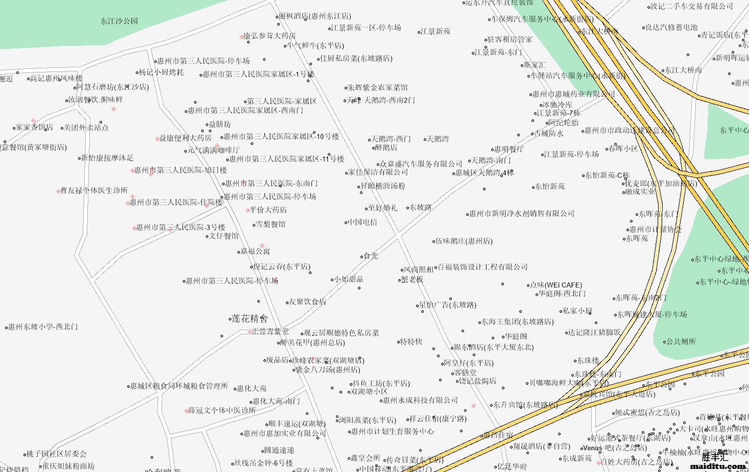 广东省惠州市supermap格式电子地图销售