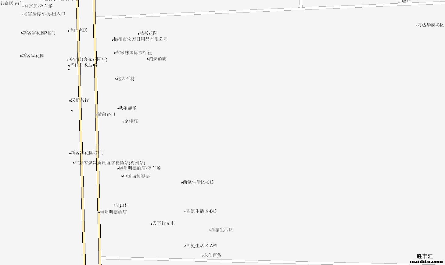 广东省梅州市arcgis格式电子地图销售