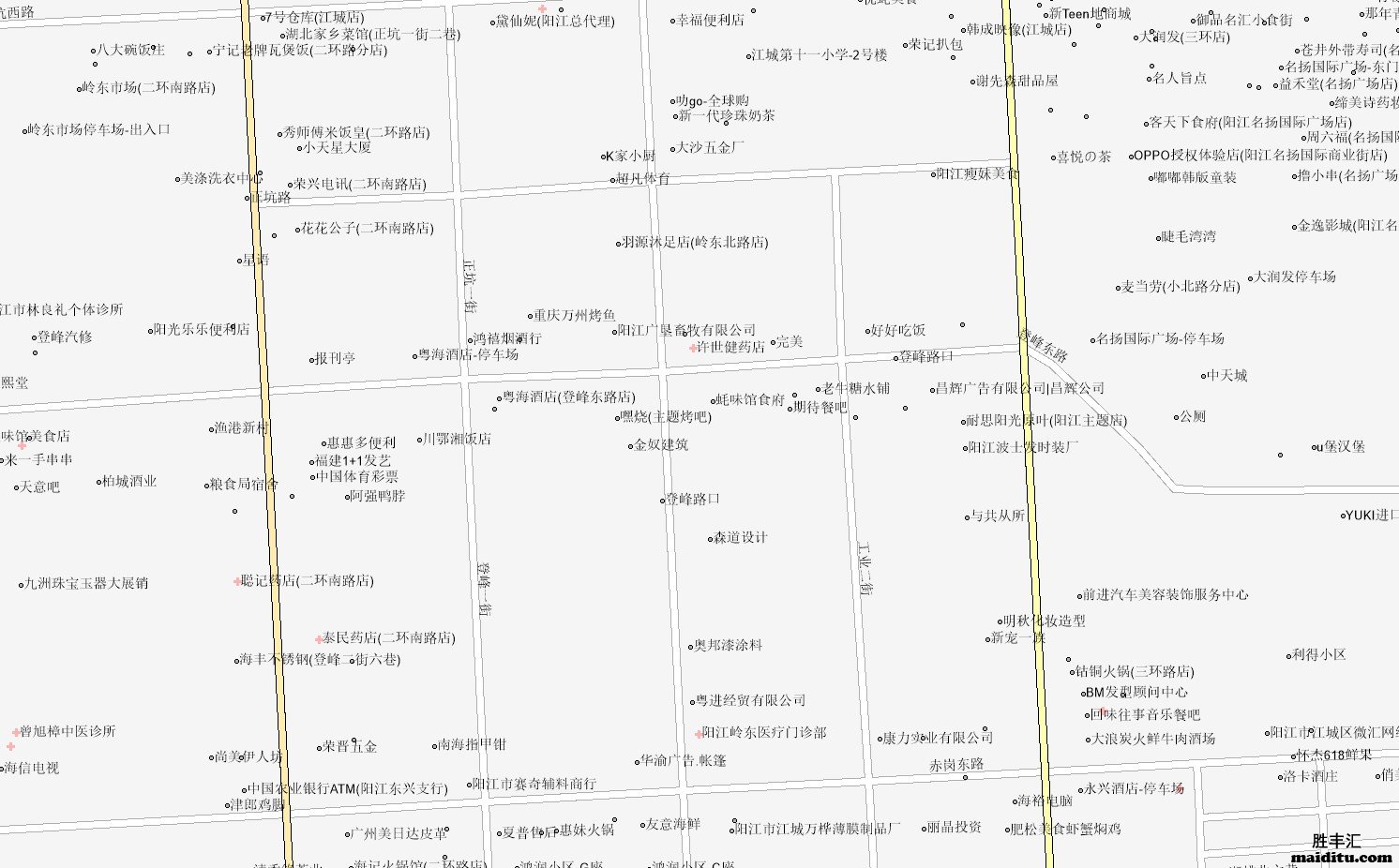 广东省阳江市supermap格式电子地图销售