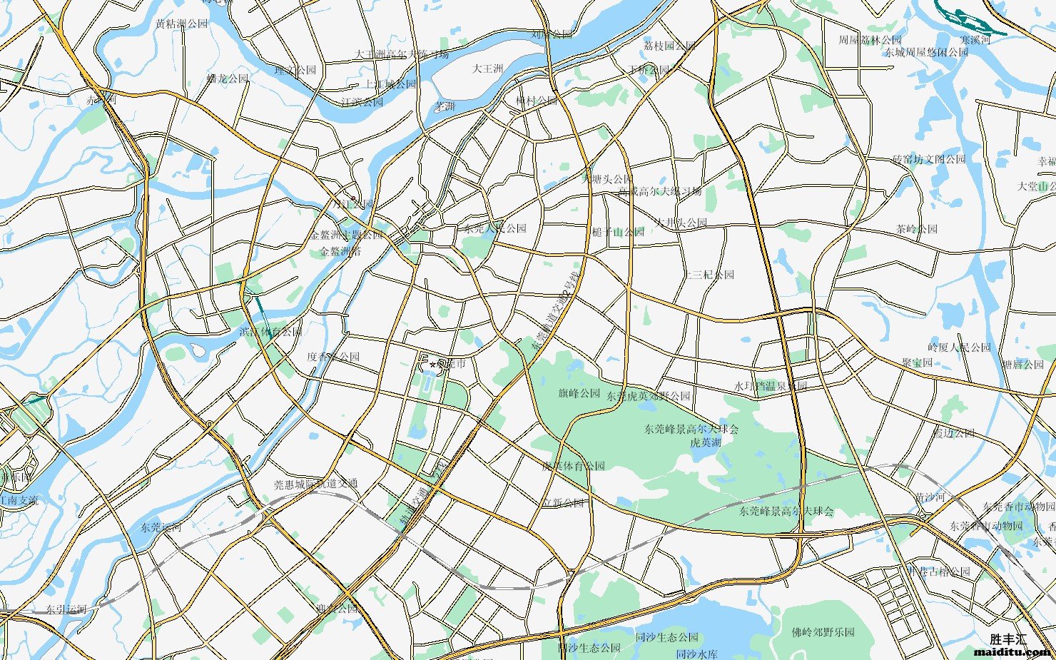 广东省东莞市mapinfo格式电子地图销售