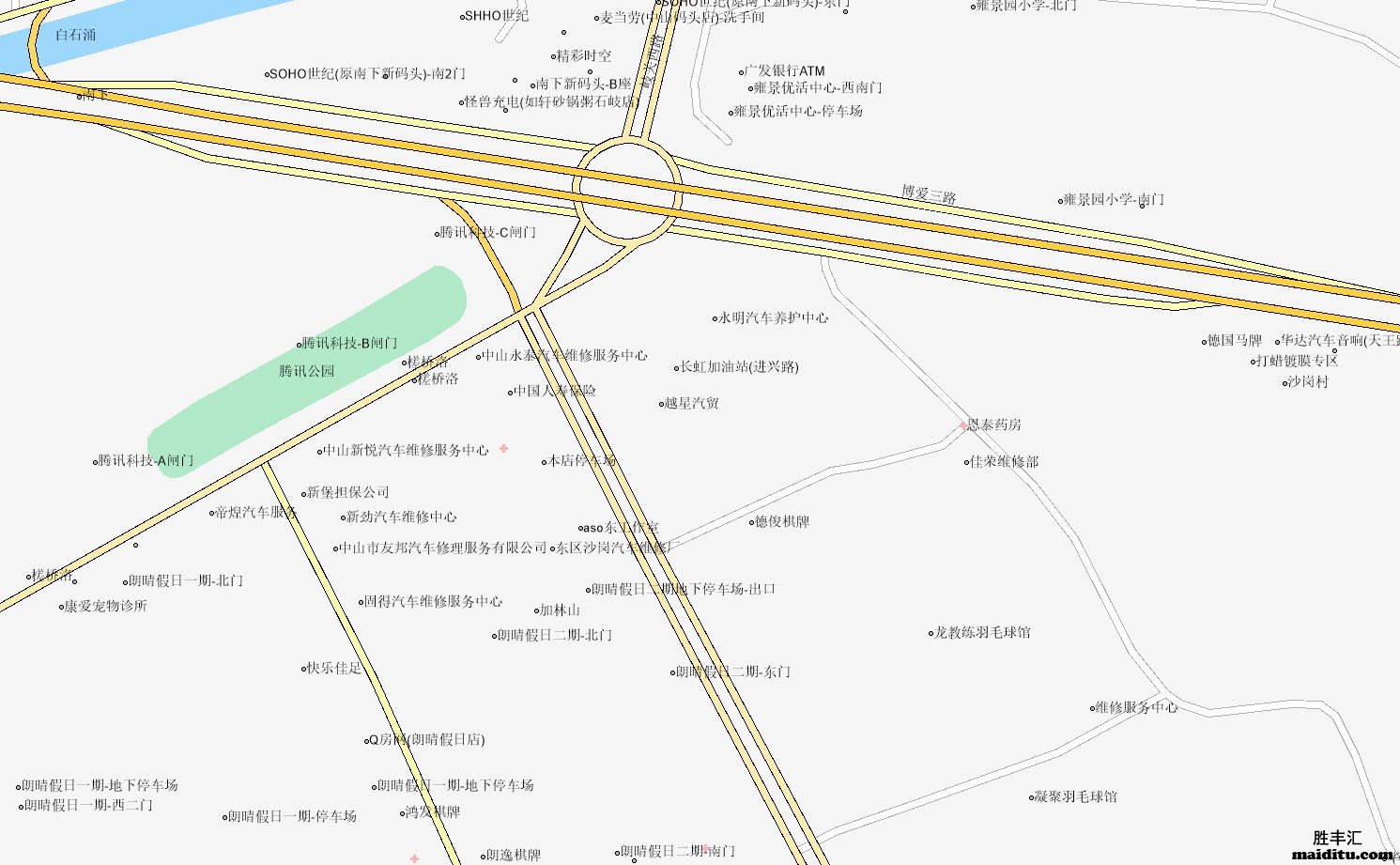 广东省中山市autocad格式电子地图销售
