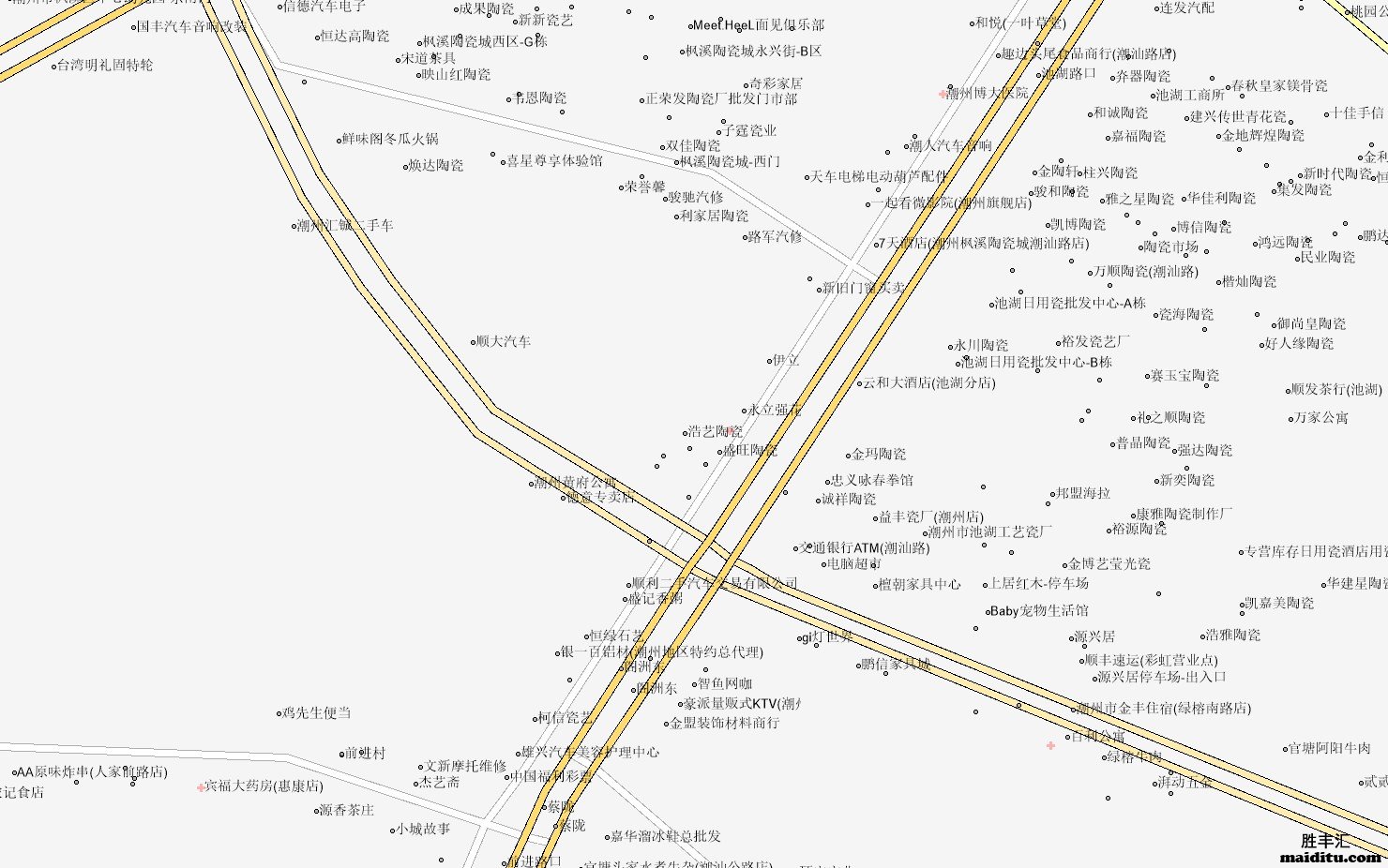 广东省潮州市mapinfo格式电子地图销售