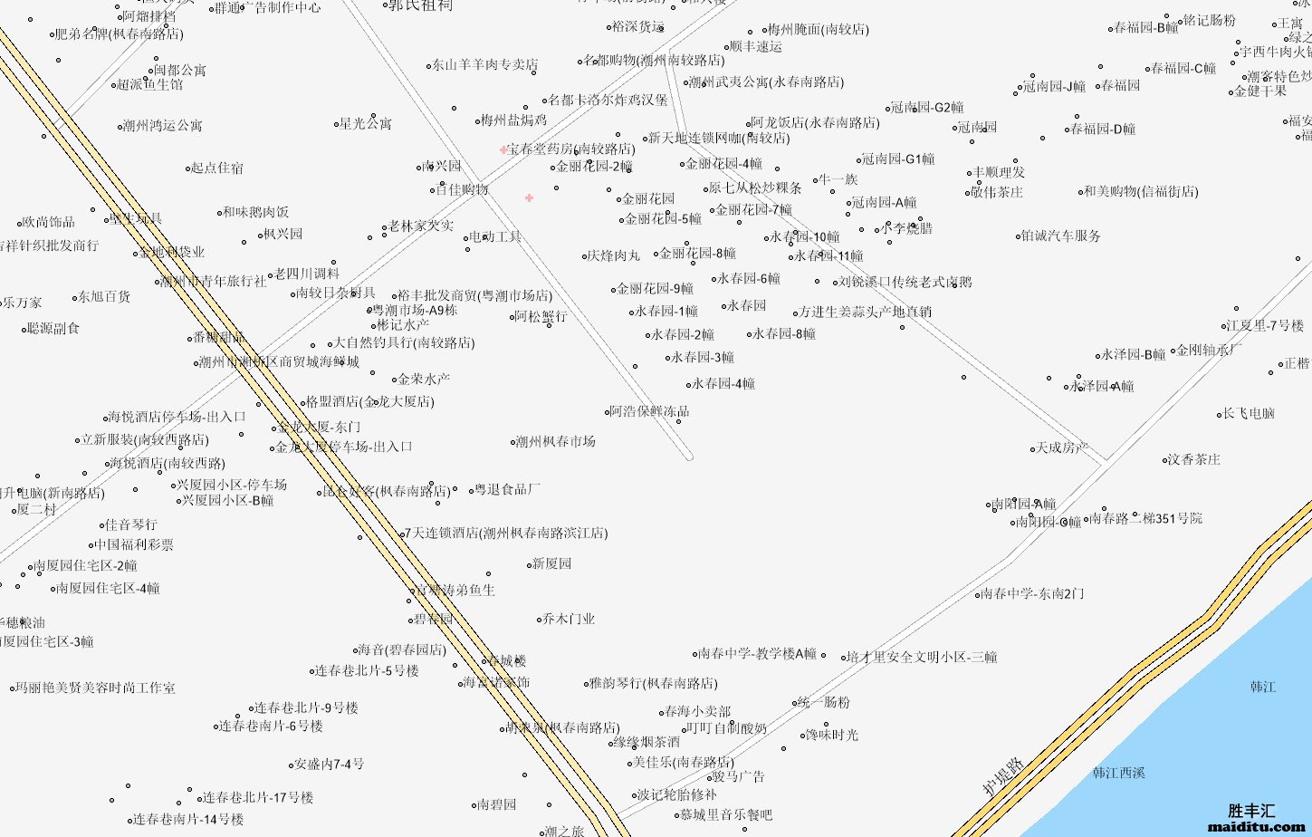 广东省潮州市autocad格式电子地图销售