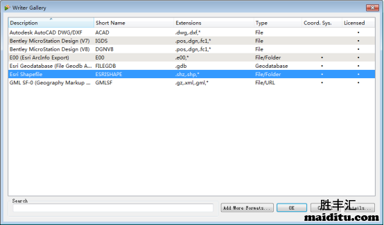 mapinfo的tab格式转换